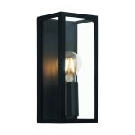 Eglo Wandleuchte Alamonte 2 Stahl Schwarz | IP44 - Geeignet für 1x E27