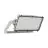 Ledvance LED-Scheinwerfer Max Radial 10 Aluminium Grau 600W 76800lm 10D - 830 Warmweiß | IP66 - Symmetrisch